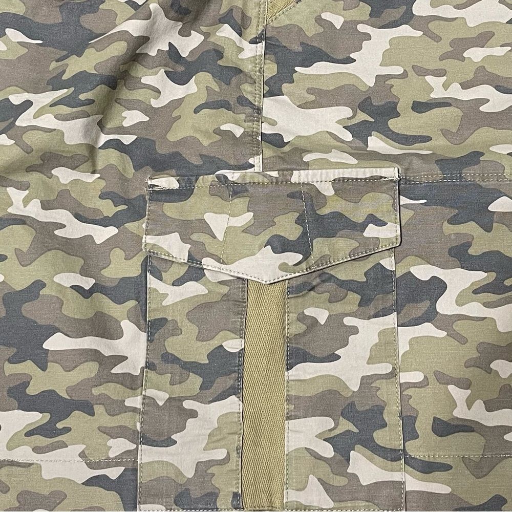 The Black Dog Camouflage Cargo Skirt Camo Straight Cotton Pockets Casual Women S - Picture 8 of 15